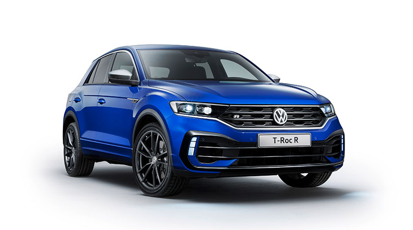 A Blue Volkswagen T-Roc R